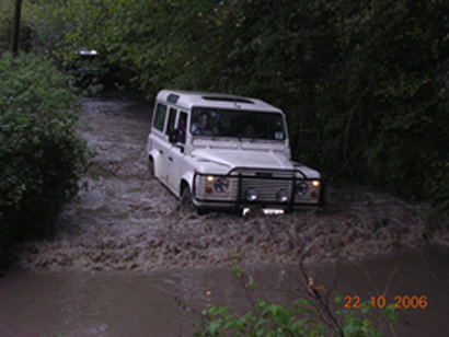 There's something about driving in water isnt there