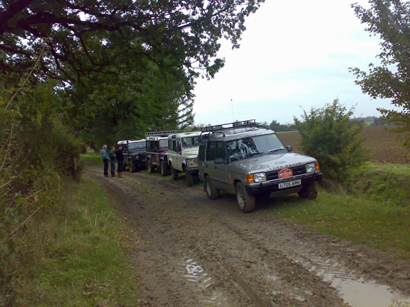 This is our group of long wheel based landrovers