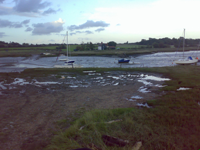 This mud is deep and sticky be careful